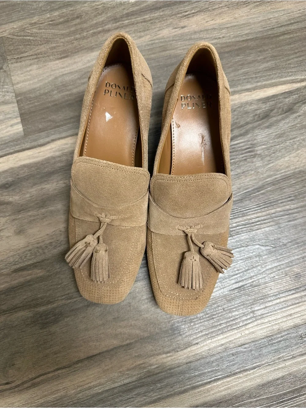 Donald Pliner Kressida Suede Tassel Loafers